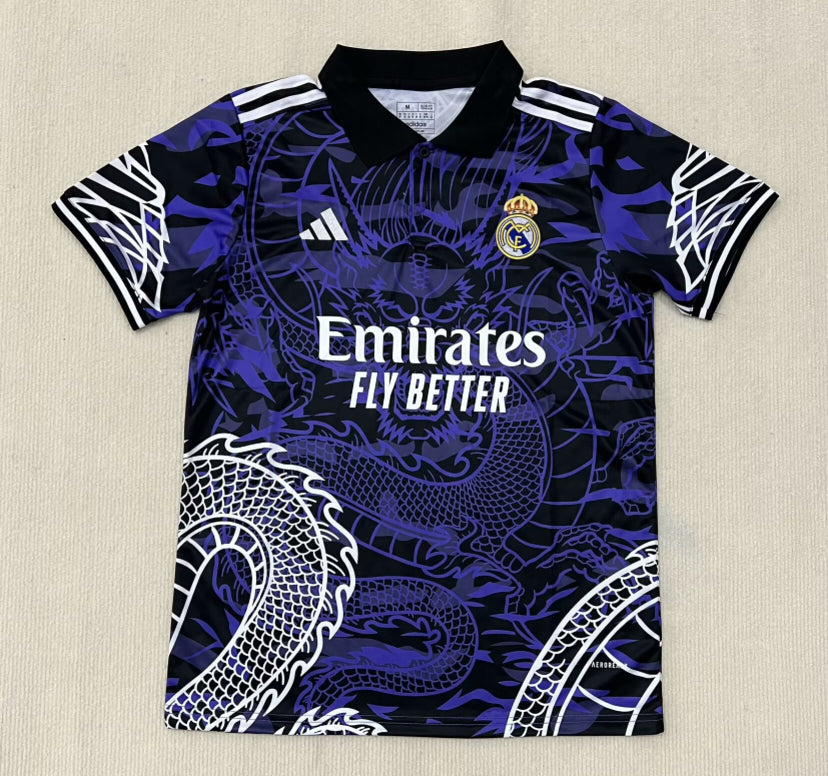 Maillot Real Madrid Dragon bleu