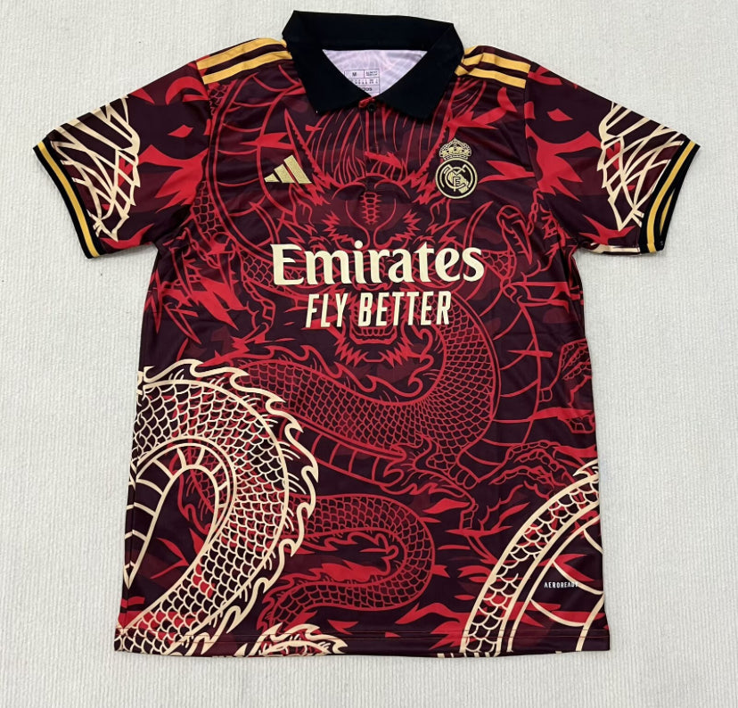 Maillot Real Madrid Dragon Rouge